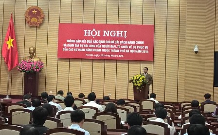Hà Nội thông báo kết quả xác định chỉ số cải cách hành chính ảnh 1